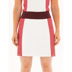 Foray Golf Floral Fix Colorblock Mini Skirt Pink Size Medium